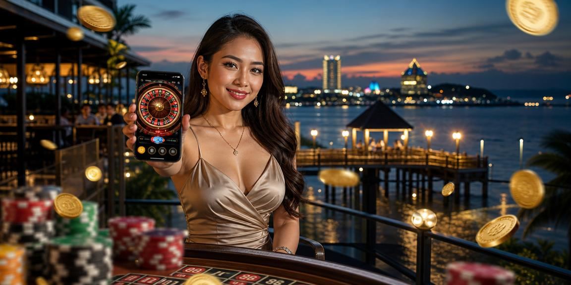 Meja roulette kasino langsung dalam talian dengan gaya tradisional Malaysia yang autentik