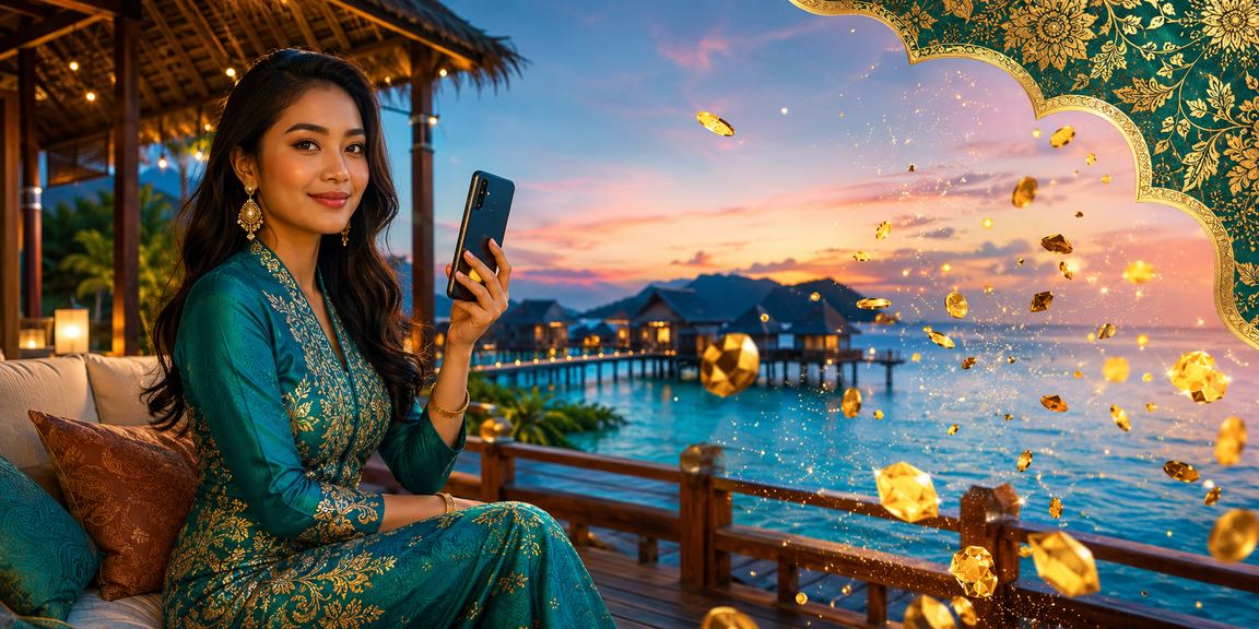 Proses deposit untuk permainan kasino dalam talian di Sabah dengan motif batik